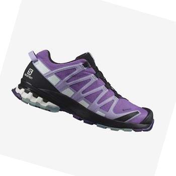 Salomon WoXA PRO 3D v8 GORE-TEX Túracipő Női Lila | HU 2798GSO